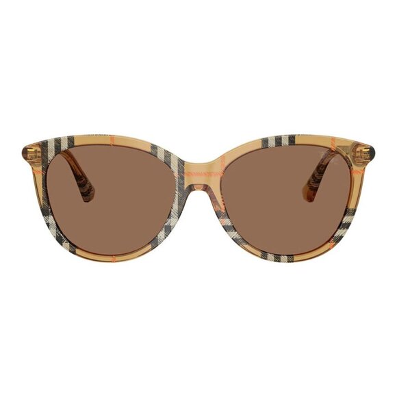 NEW BURBERRY BE4455 4163/73 SUNGLASSES BROWN WOMEN BE4455 416373 - Picture 1 of 3